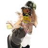 Cool cap polka dot cute chick for apple 17promax mobile phone case iphone16/15 pendant