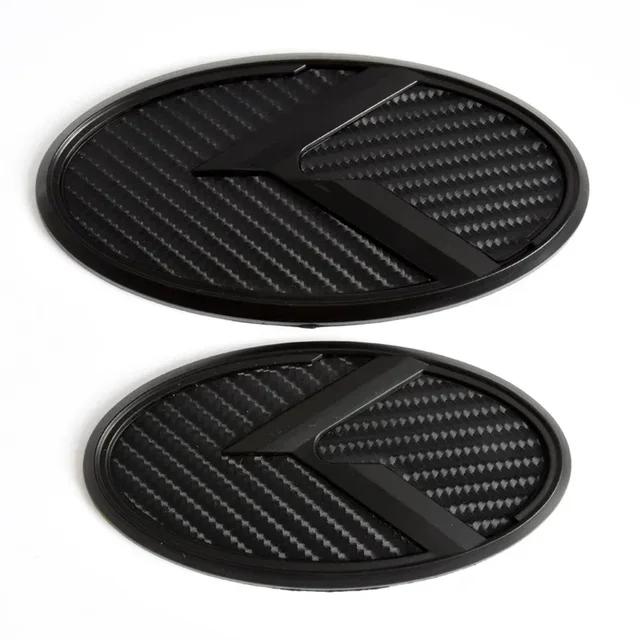 2 pezzi Per KIA K5 Emblema Bagagliaio Auto Adesivo 3D Logo K Griglia Anteriore Badge Posteriore 2011-2013 Optima Forte 2009-2014