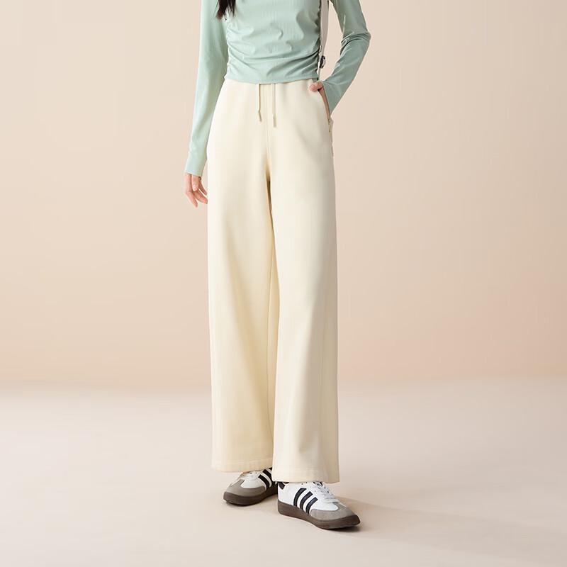 SOFSIL Women s High-Waist Casual Wide-Leg Pants M