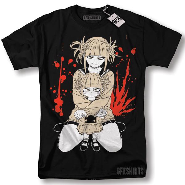 Himiko Toga Shirt My Hero Academia Shirt Anime Cosplay Manga T-Shirt Unisex T-Shirt XXXXL
