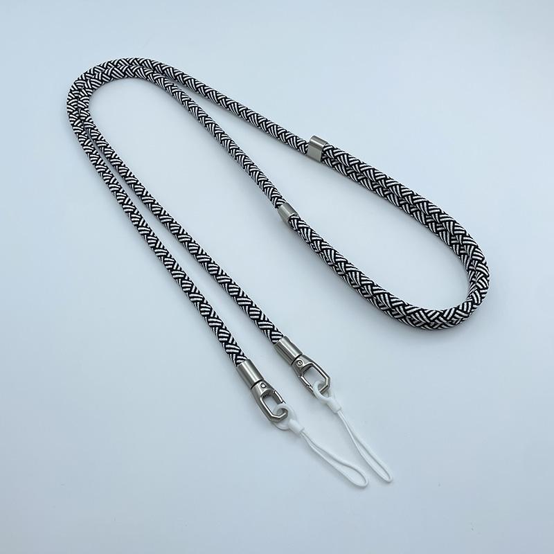 Length 160cm Phone Lanyard Adjustable Detachable Neck Cord Crossbody Strap Carabiner Pendant Card Key for iPhone 17 Pro Max 16