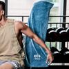 1 Stück Graues Unisex-Handtuch für das Fitnessstudio mit hoher Saugfähigkeit und schneller Trocknung | Schweißaktivierbare Sportmatte für Basketball, Laufen & Fitness-Workouts