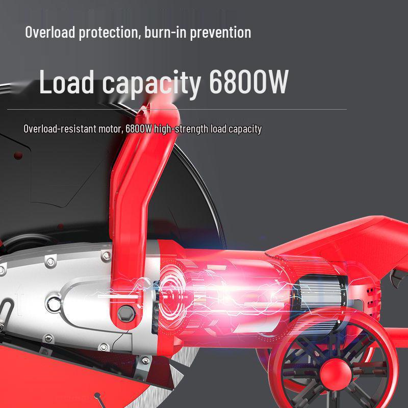 Multi-Functional Dust-Free Handheld Wall and Concrete Grooving Machine
