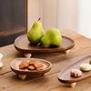 Fruktskål med hög fot Irregulär desserttallrik Multifunktionell förvaringsbricka Hotellbord
