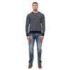 Marshall Artist Mens Striped Rib Knit Sweater Top