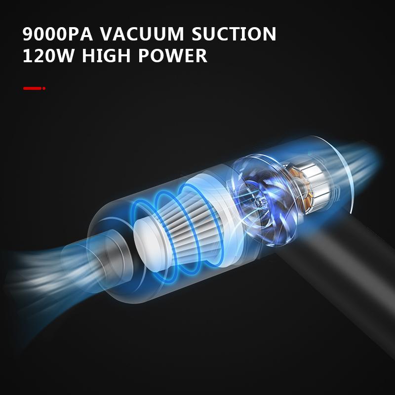 Car Wireless Vacuum Cleaner High Powerful Dual Use Portable Vacuum Cleaner For Ford Mondeo MK1 MK2 MK3 MK4 MK5