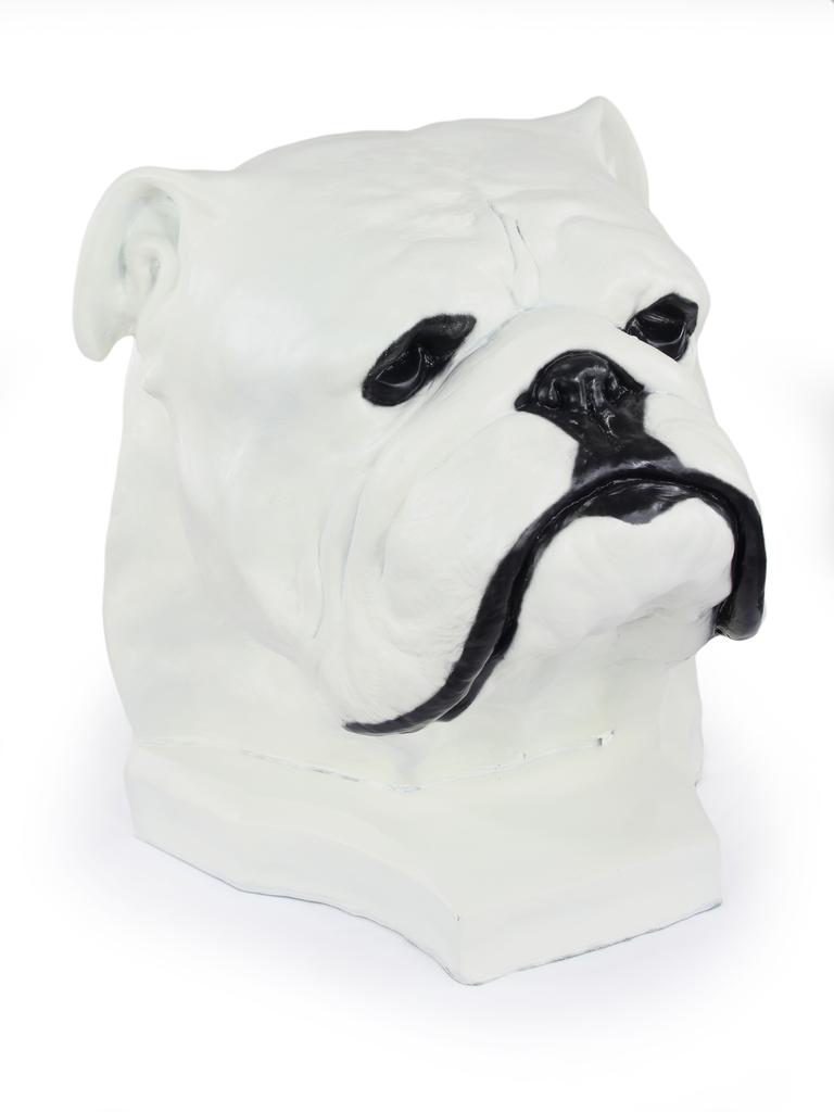 Buldog Angielski, Bulldog Ii - Popiersie Psa, Duża Głowa Psa Do Ogrodu, Unikatowa Ozdoba Salonu Marki Art-Dog