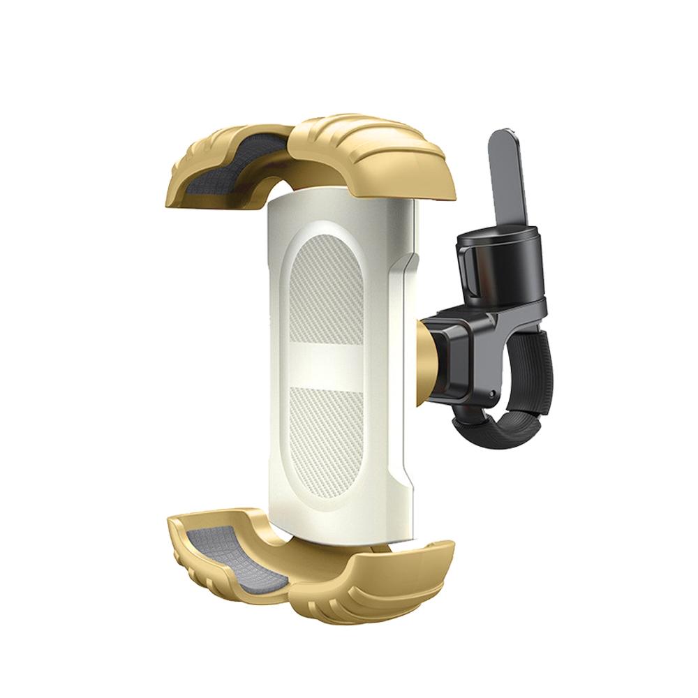 Mountain Bike Phone Holder, Anti-Shock 360° Rotation Bicycle Handlebar Mount for iPhone Samsung - Winter Cycling Essential Gift