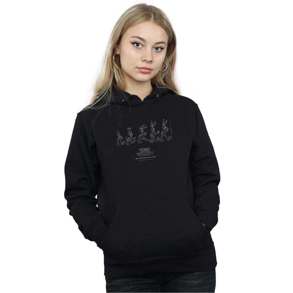 Looney Tunes Womens/Ladies Bugs Bunny Evolution Hoodie