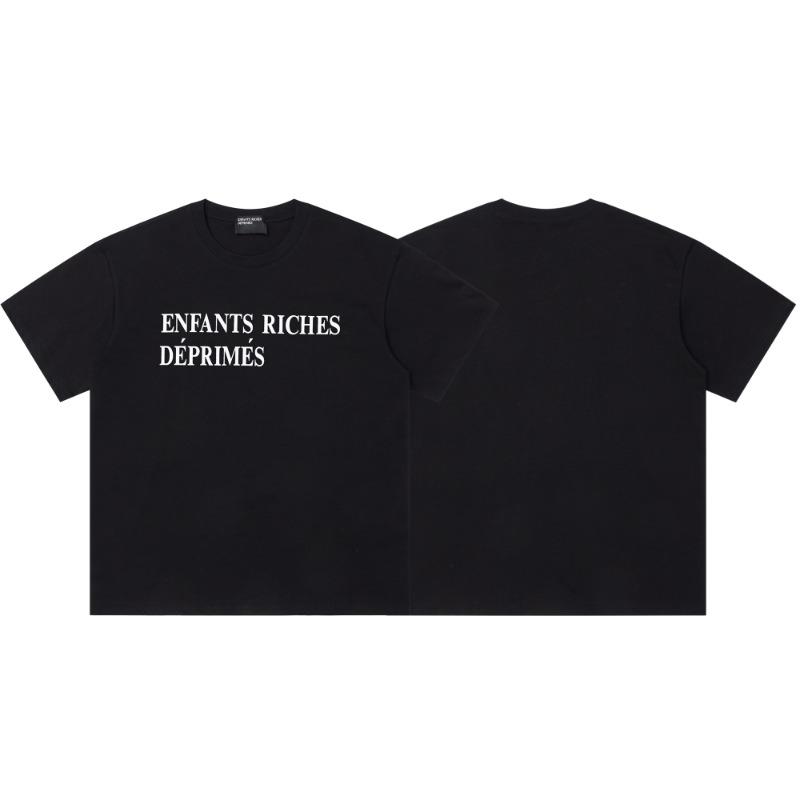 FlowStreet High Quality European and American High Street American Retro Printing Loose Retro Couple Short Sleeve T S