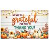 Colorful Pumpkins Harvest Festival Banner Thanksgiving Banner Seasonal Decor for Holiday Party Autumn Festival Indoor Decoration