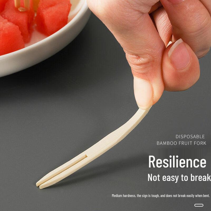Disposable Bamboo Fruit Picks Set