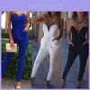 Women Ladies Elegant Clubwear V Neck Playsuit Bodycon Jumpsuit Perfect For Parties