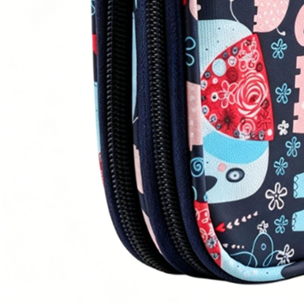 Crochet Hook Empty Case Double Layer Portable Knitting Tool Storage Bag for Home and Travel Crafting
