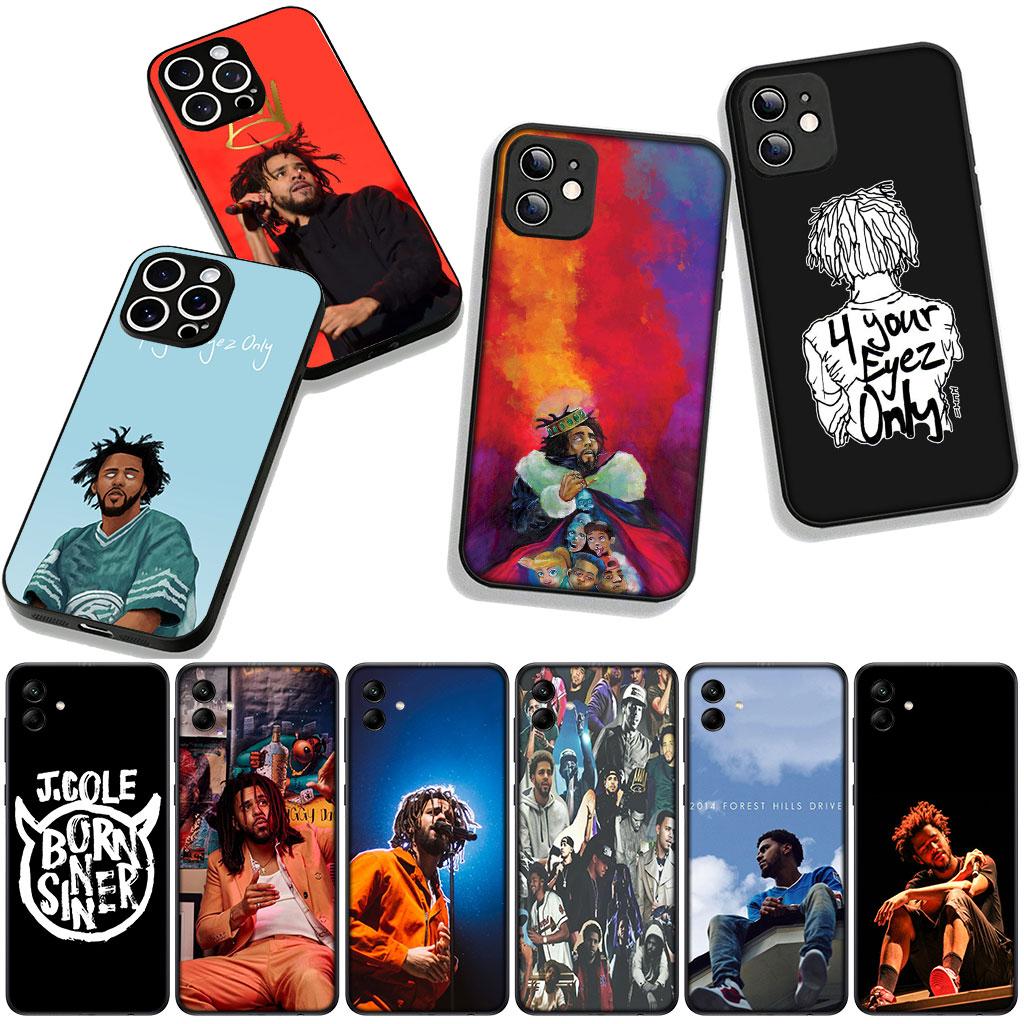 Cover for Samsung Galaxy S25 S24 S22 S23 FE Ultra Plus A56 A05 A06 A15 A16 A55 S7 Edge Phone Case Rap pop j Cole Wallpaper