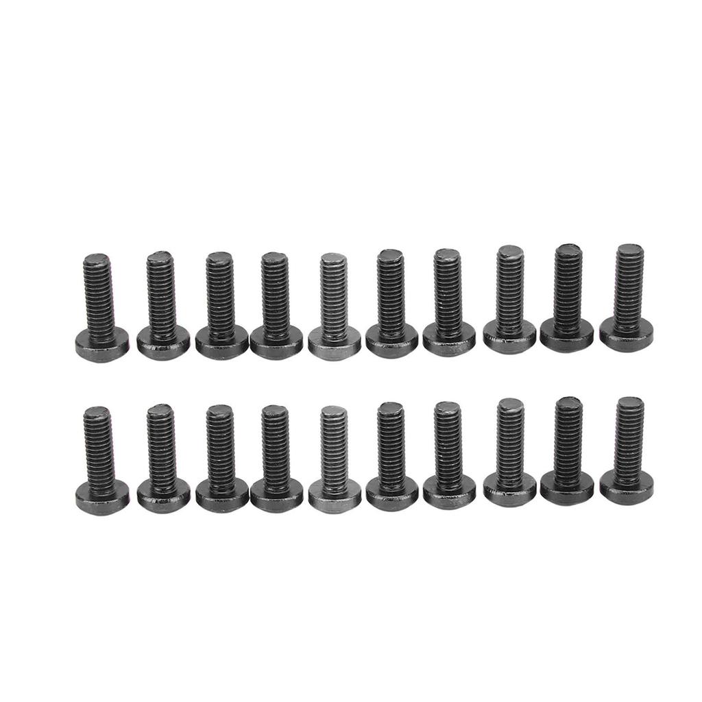 M5 Motorcycle Windshield Bolts Nuts Gaskets Set Aluminum Alloy Rubber Replacement for Suzuki Black