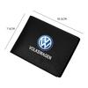 Car Suede Driver License Holder ID Card Bag For Volkswagen VW Rline R GLI Golf Amarok Phaeton T-Cross Tiguan BA5