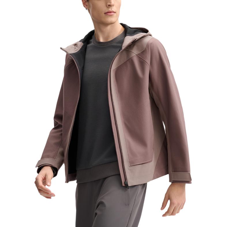 Fila Blue Series Fashion Comfortable Versatile Hooded Jacket Men Jackets Brown F11M512706F-WI