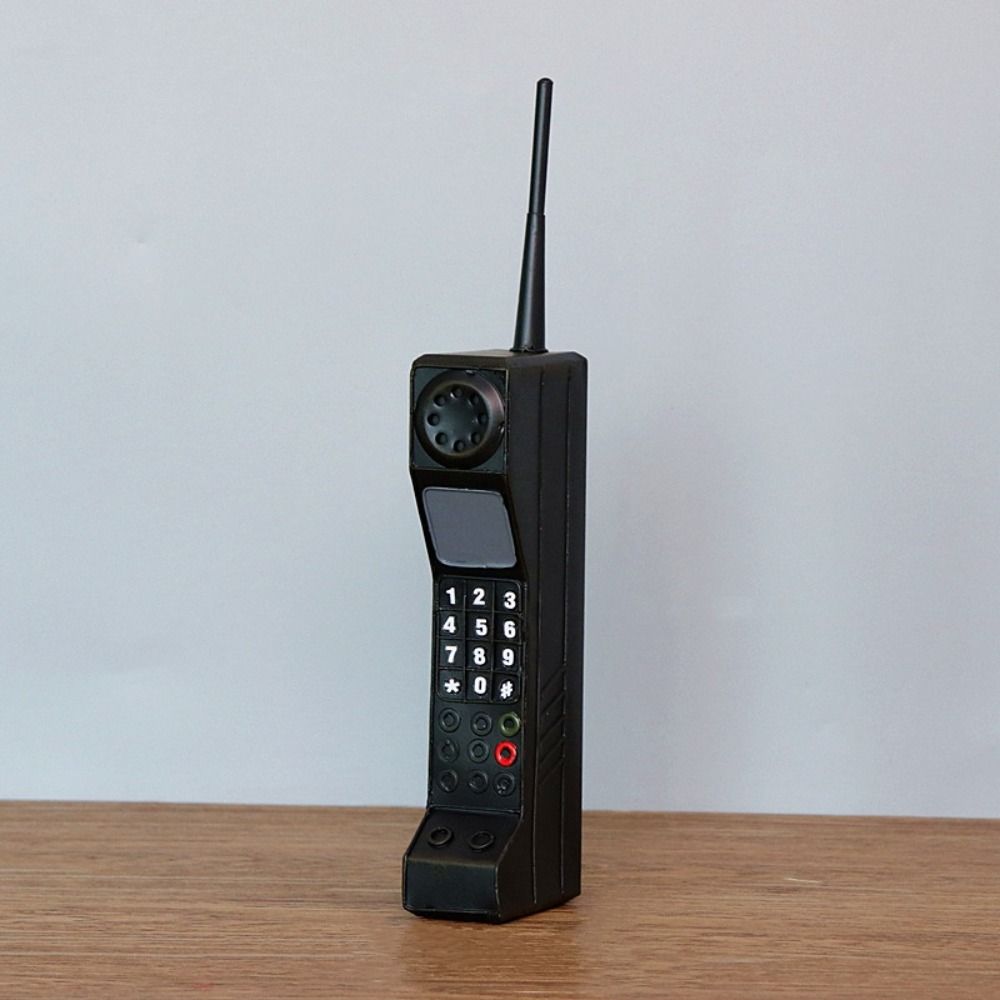 Old Fashioned Retro Phone Prop Simulation Brick Cell Phone Ornament  Home Decoration