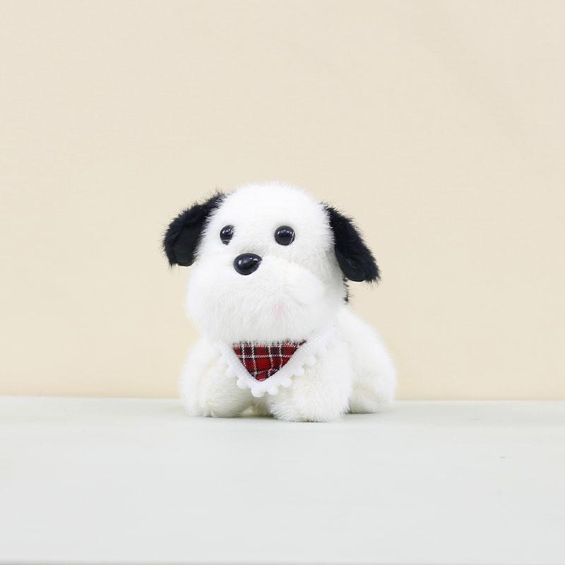 Puppy Cute Scarf Key Chain Cartoon Girl Backpack Decorative Pendant Doll Gift