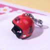 Bravery Helmet Keychain Pendant - Baishatun Mazu Festival Souvenir