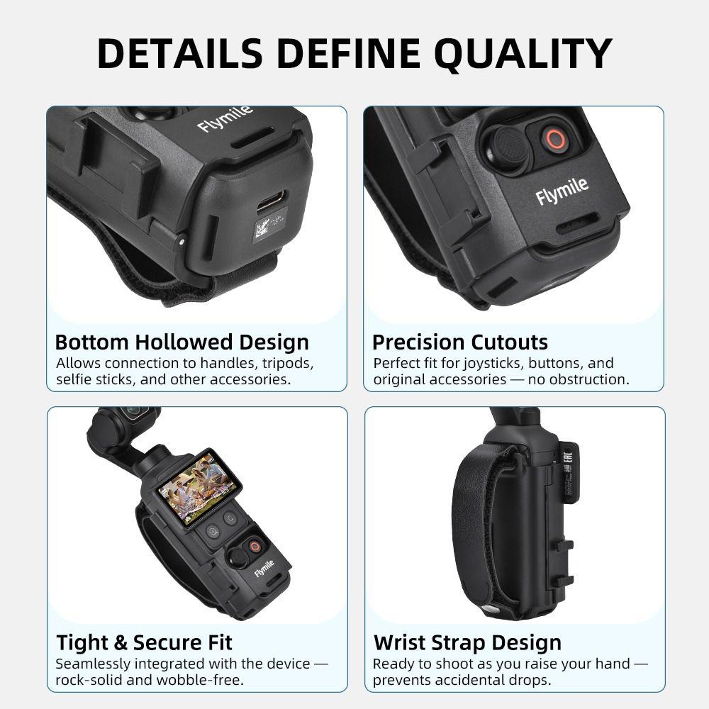 Tragbare Handschlaufe Schutzhülle für DJI Osmo Pocket 4 3 Gimbal Kamera Zubehör