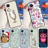 Modische Cartoon-Eulen-Hülle für Honor Magic 7 5 6 Lite Pro Honor X8b X9b X9a X8a X8 X9 X9c 50 70 90 200 Lite Abdeckung