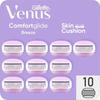 Recharges De Rasoir - GILLETTE VENUS - ComfortGlide Breeze - Lot De 10 - 3 Lames - Gel Hydratant