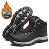 Outdoor Non-slip Man Snow Boots  Thickened Warm Men Casual Shoes Winter Hiking Shoes Plus Velvet Large Size Waterproof Boots