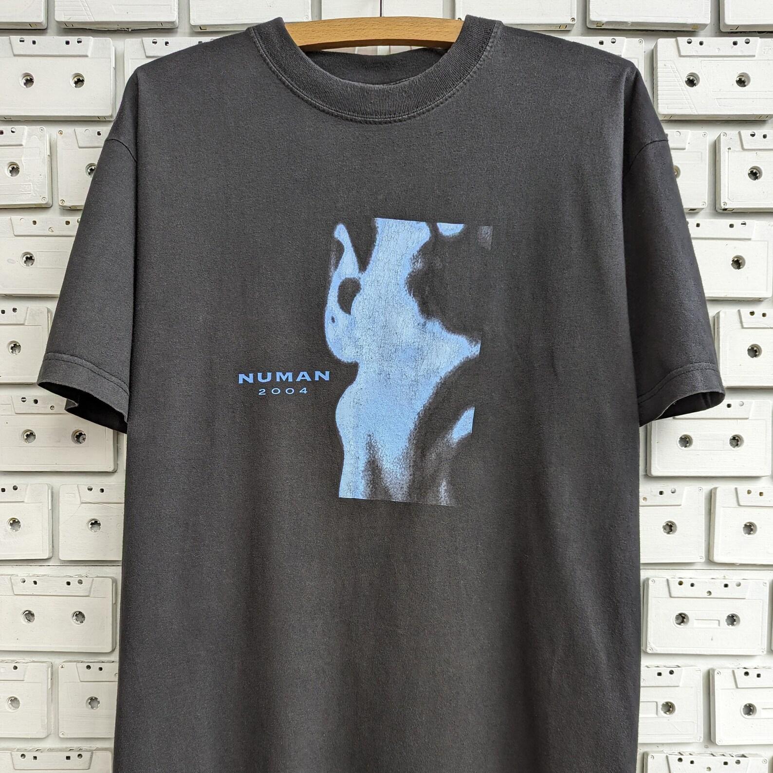 Vintage 2004 Gary Numan T shirt Synth Pop New Wave Electronic Industrial Rock Post Punk Singer Merch Tee Size L 3XL