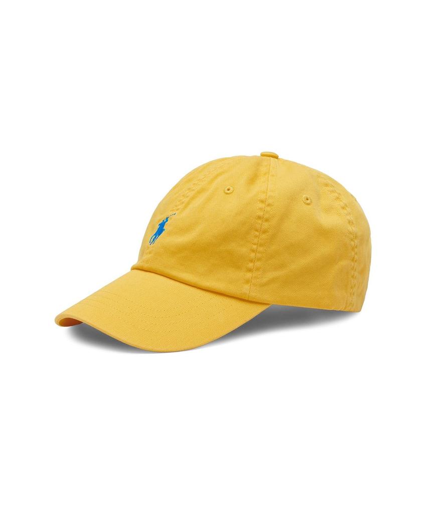 POLO RALPH LAUREN Cotton Chino Baseball Cap - Yellow