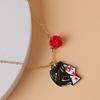 Rock Band My Chemical Romance Cosplay Necklace Music Band MCR Three Cheers Rose Unisex Choker Pendant Jewelry Accessories