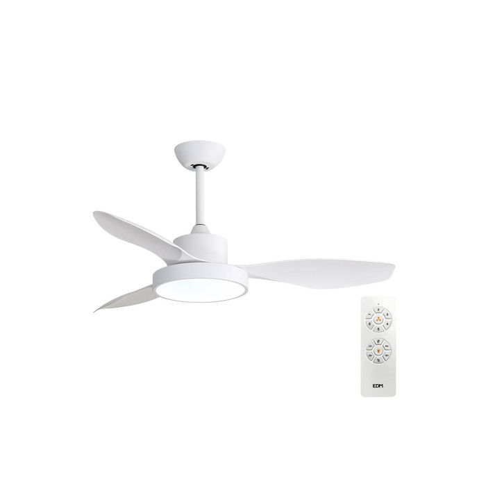 Ventilateur De Plafond 120cm Dc 38w + Luz 22w 2.160lm 3.000k - 4.000k - 5.000k Mod. Ártico Edm
