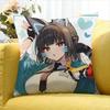 Z Zone Zero Miyabi Hoshimi World Various Sizes Square Pillow Case For Car Home Bedchamber Decor