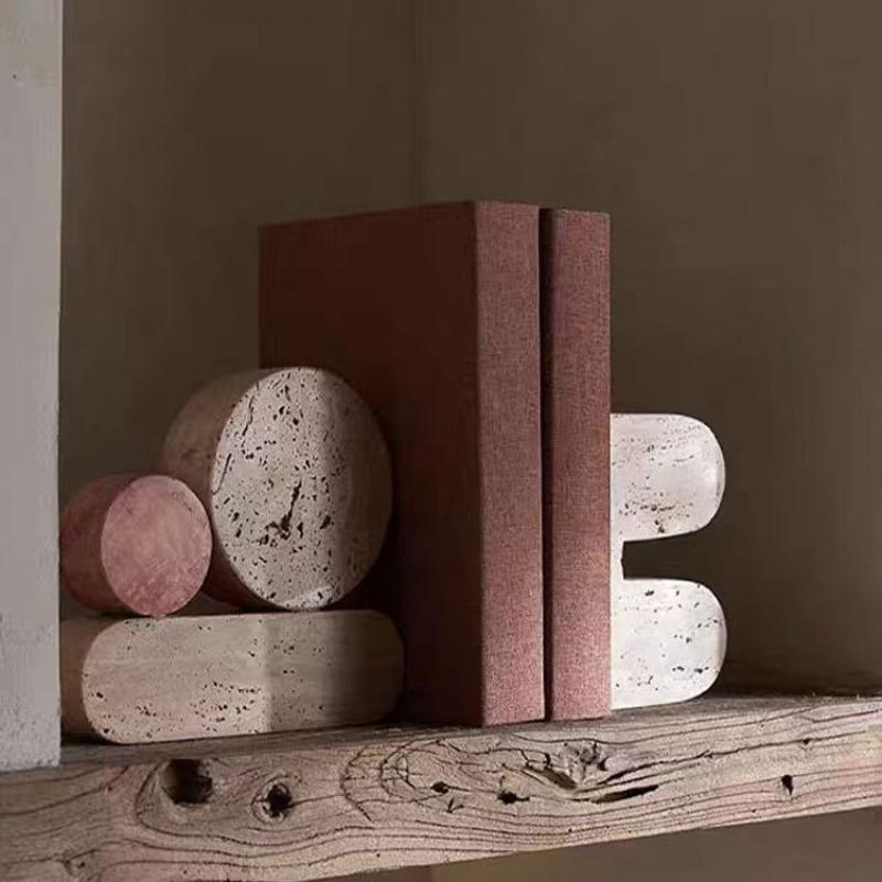 Creative Figurines Office Desktop Bookend Ornament Living Room Decoration Figurines Modern Simple Home Decoration Accessories