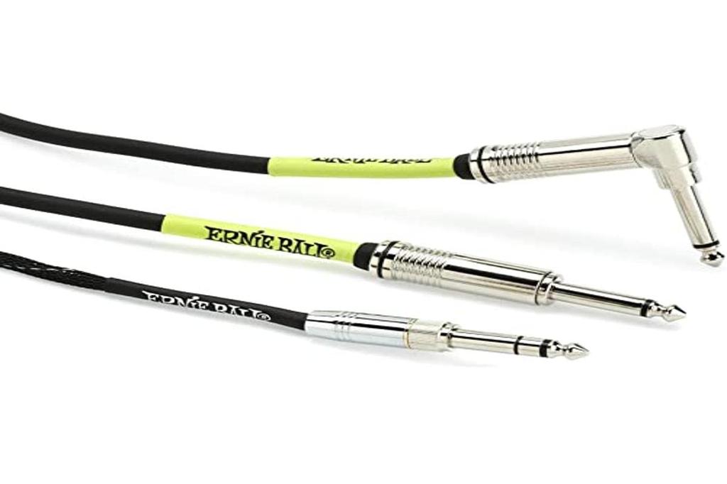 [Authentic] ERNIE BALL 6411 Instrument & Headphone Cable, 18 Feet (5.49m)