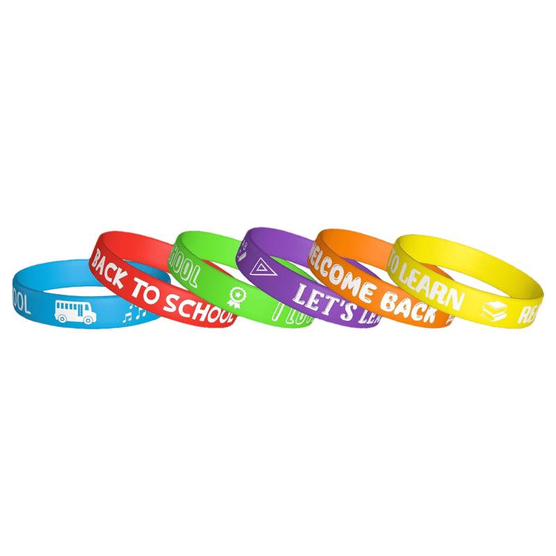 

Красочный силиконовый браслет для студентов к школе