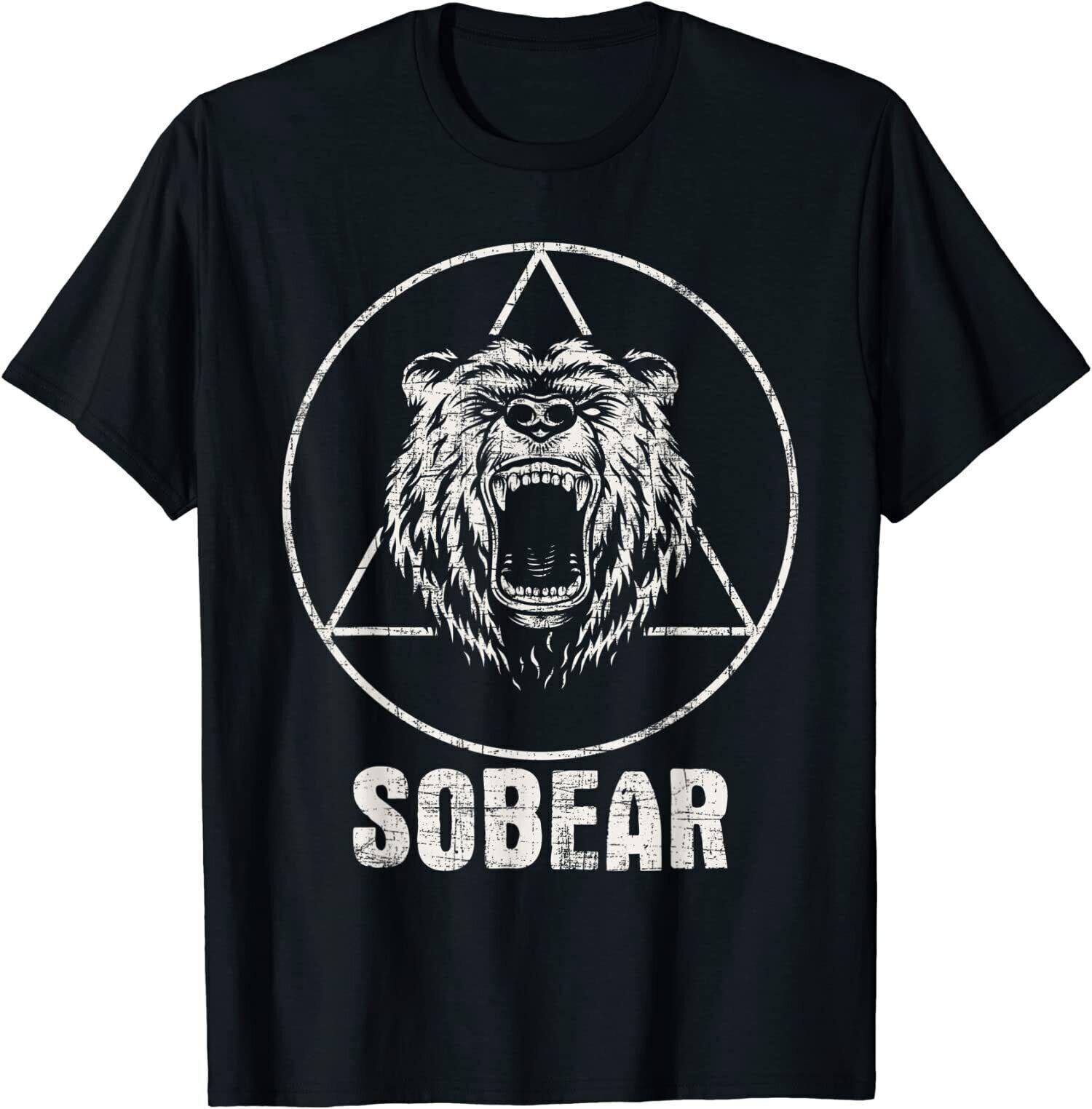 NEW LIMITED Sobear Anniversary Sober AA NA Recovery Sobriety T-Shirt M