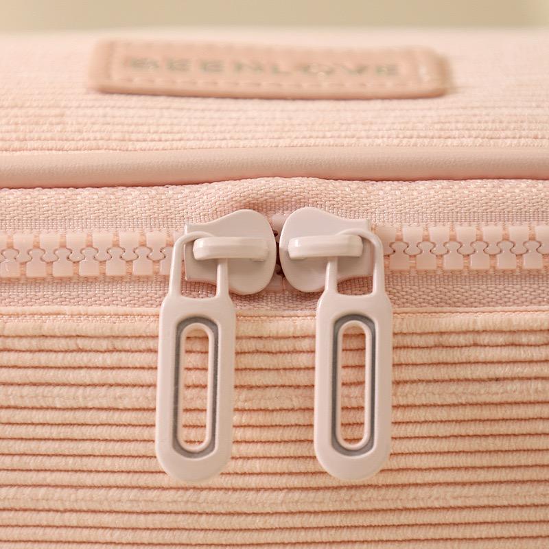 Multifunctional Make Up Bags Organizer Cosmetics Toiletry Brushes Storage Case for Women Girls Makeup Case with Handle Divider