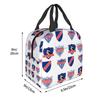 Colo Colo Insignias Insulated Lunch Bag for Women Children Portable Food Boxes Thermal Lunch Box Tote