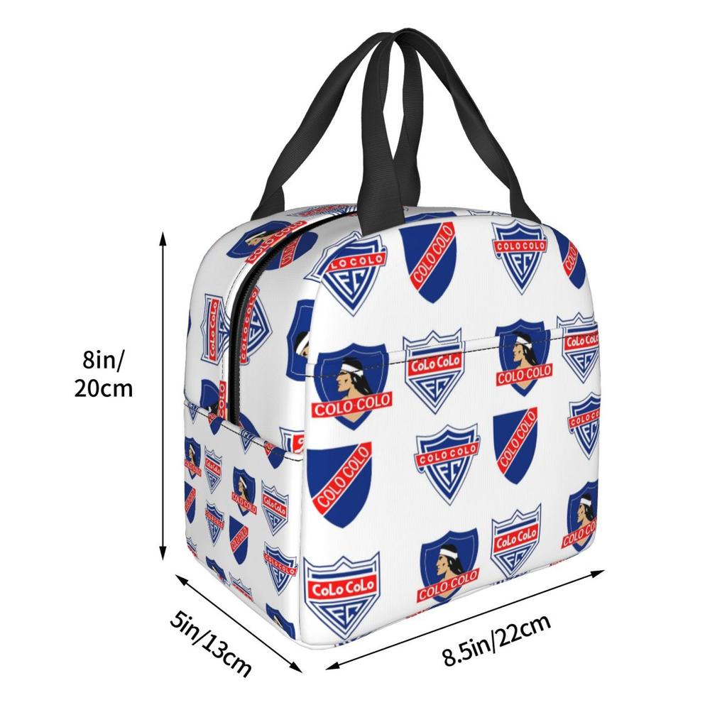 Colo Colo Insignias Insulated Lunch Bag for Women Children Portable Food Boxes Thermal Lunch Box Tote