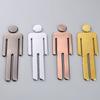 Moufou Stainless Steel 3D Restroom Sign
