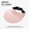Ice silk empty top hat for women, small face, large brim, sunshade sun hat, travel versatile hat, large brim, sunscreen hat for women