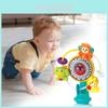 Infantino Mini Carousel Baby Feeding Toy With Rotating Sensory Suction Cup Features