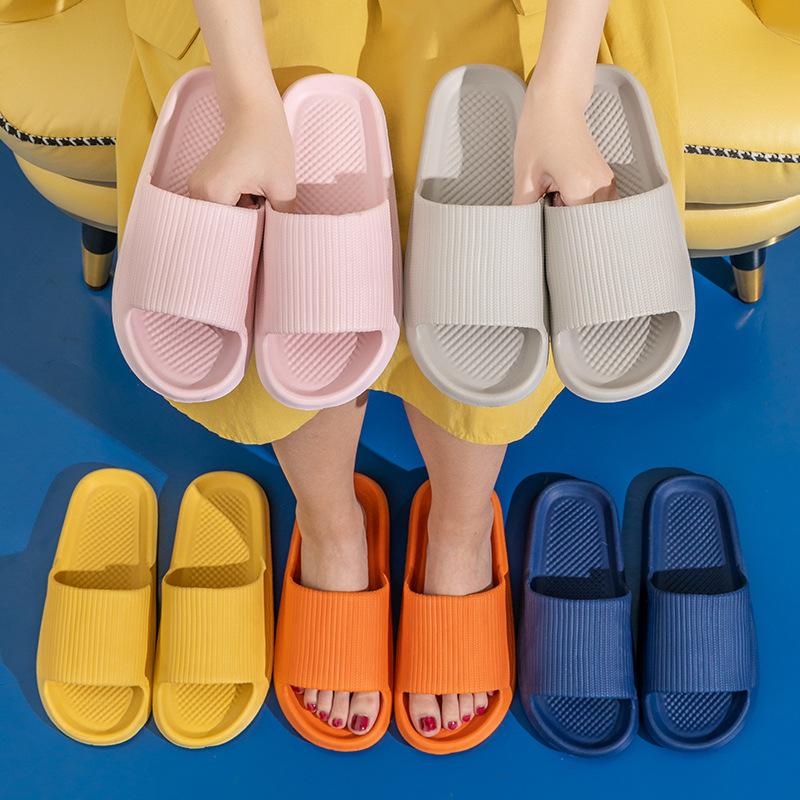 Pantoufles pour femmes maison intérieur antidérapantes salle de bain bain semelle souple hôtel pantoufles fraîches été hommes