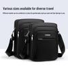 Men's Large Capacity Travel Shoulder Bag - Business and Casual Crossbody with Multiple Compartments