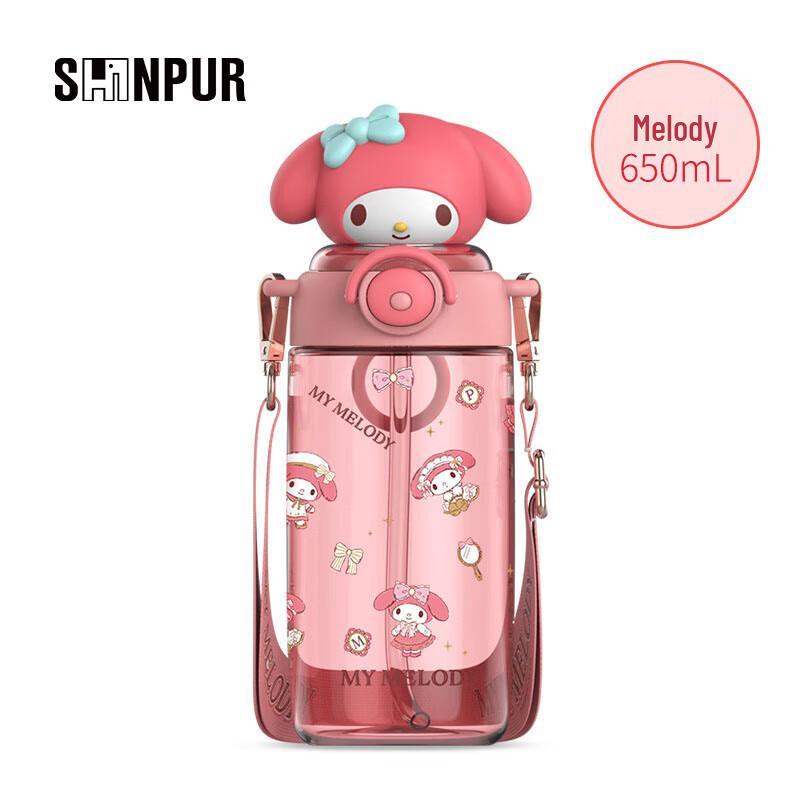 Shinpur Children s Portable Straw Water Bottle