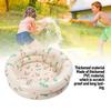 Inflatable Swimming Pool for Boys Girls Thickened Foldable PVC Blow Up Backyard Pool Inflatable Ball Pit Pool for Indoor Outdoor Fun Beige Rabbit