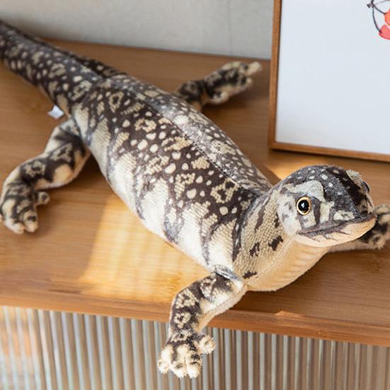 Realistisches Eidechsen-Plüschtier, 73,7 cm, weiches Stofftier, Eidechsen-Simulation, Chamäleon, Plüschtier, kuscheliges Geschenk für Kinder