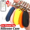 Custodia protettiva in silicone per Xiaomi Tag, Cover Tracker Anti-Smarrimento con Portachiavi in Metallo, Protezione da Graffi e Cadute, Custodia Morbida